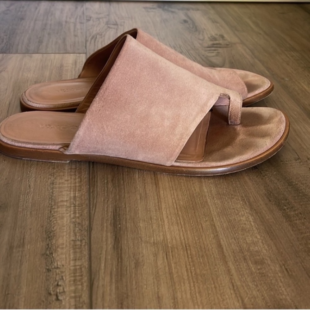 Vince blush suede sandals s 8.5 / 38.5 - Picture 2 of 6